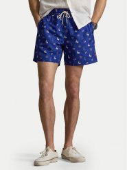 Polo Ralph Lauren Szorty kąpielowe 710B14030001 Granatowy Classic Fit. Niebieskie kąpielówki męskie Polo Ralph Lauren, bez wzorów, z syntetyku. Za 519.99 zł.