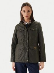 Barbour Kurtka przejściowa Summer Sapper Wax LWX1536OL51 Zielony Regular Fit. Zielone kurtki damskie Barbour, bez wzorów, z bawełny, bez kaptura. Za 1,679.00 zł.