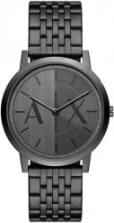 Zegarek Armani Exchange Męski czarna tarcza 40 mm (AX2872). Czarne zegarki męskie Armani Exchange, bez wzorów. Za 461.99 zł.