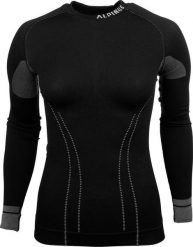 Alpinus Bluza termoaktywna damska Alpinus Tactical Base Layer czarno-szara GT18362 L. Czarne bielizna sportowa damska Alpinus, l, bez wzorów, bez ramiączek, bez kaptura. Za 160.81 zł.