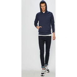 Calvin Klein Underwear - Bluza. Niebieskie bluzy męskie Calvin Klein Underwear, l, bez wzorów, z bawełny, bez ramiączek, z kapturem. W wyprzedaży za 199.90 zł.