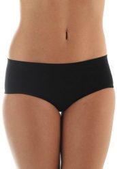 Brubeck Majtki damskie Hipster Classic Comfort Cotton czarne r. L (HI00090A). Czarne bielizna sportowa damska Brubeck, l, bez wzorów. Za 46.72 zł.