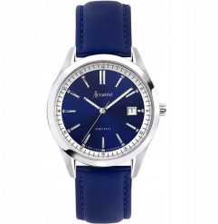 Zegarek Timex Zegarek męski Accurist 74010 niebieski. Niebieskie zegarki męskie Timex, bez wzorów. Za 535.00 zł.