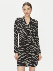 DKNY Sukienka koktajlowa DD4J6D32 Czarny Slim Fit. Czarne sukienki damskie DKNY, bez wzorów, z syntetyku, wizytowe, bez kołnierzyka, bez ramiączek. Za 359.99 zł.