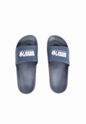 Pasco Klapki - Granatowy - EU 44. Niebieskie klapki męskie GORILLA WEAR, bez wzorów, bez zapięcia. Za 137.00 zł.