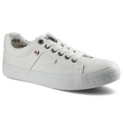 Białe Trampki Damskie Lee Cooper Stylowe Obuwie. Białe trampki i tenisówki damskie Lee Cooper, bez wzorów, z materiału, bez zapięcia. Za 79.00 zł.