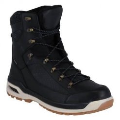 Buty trekkingowe męskie Lowa Renegade Evo Ice Gtx. Czarne trekkingi męskie Lowa, na zimę, z materiału, za kostkę, bez zapięcia. Za 1,117.85 zł.