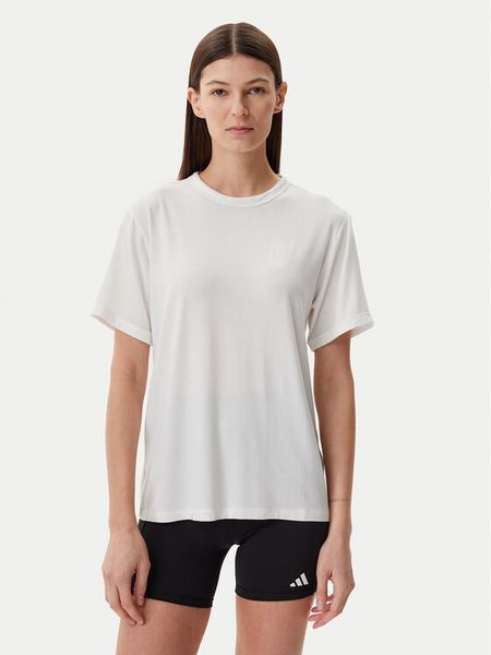 Adidas T-Shirt Premium Essentials JD4764 Biały Regular Fit. Białe t-shirty damskie Adidas, s, bez wzorów, bez kołnierzyka, bez ramiączek. Za 129.99 zł.