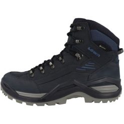 Buty trekkingowe męskie Lowa Renegade Evo Mid Gtx. Niebieskie buty zimowe męskie Lowa, bez wzorów, z materiału, za kostkę, bez obcasa, bez zapięcia. Za 902.99 zł.