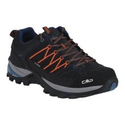 Buty trekkingowe męskie CMP Rigel Low Trekking Wp. Brązowe buty zimowe męskie CMP, bez wzorów, z gumy, bez obcasa, bez zapięcia. W wyprzedaży za 359.99 zł.