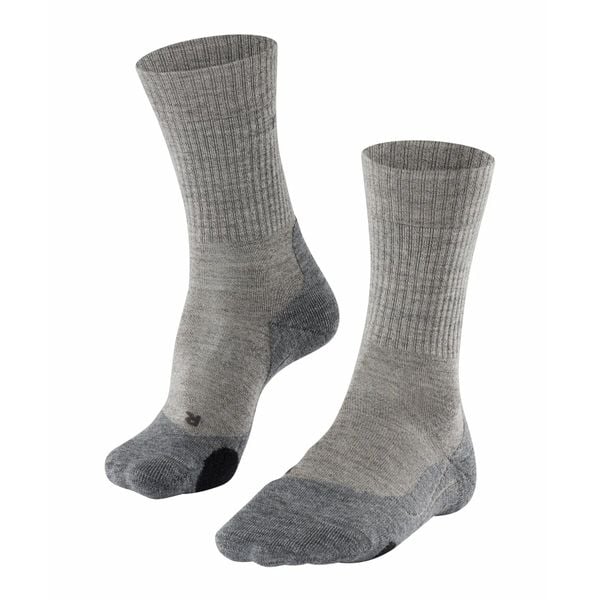 Skarpetki Falke TK2 Wool. Szare skarpety męskie Falke, bez wzorów, z materiału. Za 163.00 zł.