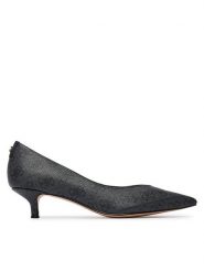 Guess Czółenka FLTC2S FAL08 Szary ciemny. Szare czółenka damskie Guess, z aplikacjami, ze skóry, bez obcasa, bez zapięcia. Za 584.99 zł.