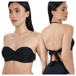 Góra od bikini damska 4F 4FWSS25UBKTF072. Fioletowe stroje kąpielowe damskie 4F, m, bez wzorów, z elastanu. Za 79.99 zł.