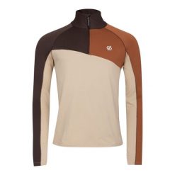 Koszulka termoaktywna Dare 2B Dignify III. Brązowe bluzy sportowe męskie Dare 2B, bez wzorów, bez kaptura, trekkingowe. W wyprzedaży za 210.50 zł.