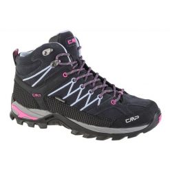 Buty CMP Rigel Mid 3Q12946-66UM szare. Szare obuwie trekkingowe damskie z materiału, za kostkę, bez zapięcia. Za 643.88 zł.