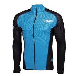 Bluza męska do biegania rozpinana EXTREME HOBBY CALEIDOSCOPE. Niebieskie bluzy męskie EXTREME HOBBY, na jesień, m, bez wzorów, z elastanu, sportowe, bez ramiączek, bez kaptura. Za 219.00 zł.
