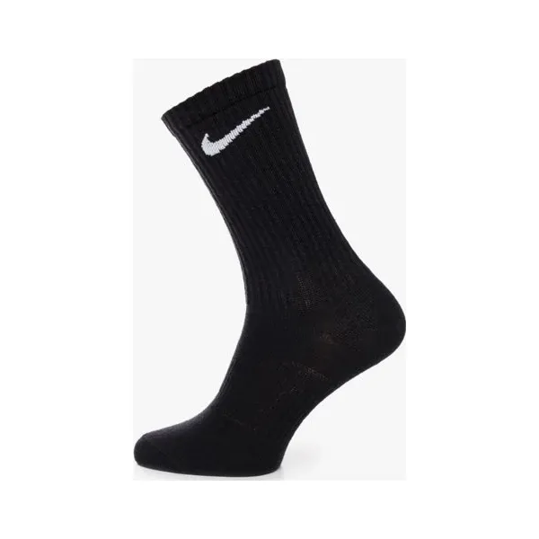 Nike Skarpety 3Ppk Crew Black , czarny, rozmiar M. Czarne skarpetki damskie Nike, bez wzorów, z bawełny. Za 39.99 zł.