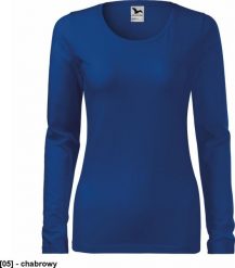 MALFINI Slim 139 - ADLER - Koszulka damska, 180 g/m2, - chabrowy XL. Niebieskie bluzki damskie MALFINI, m, bez wzorów, bez kołnierzyka, bez ramiączek. Za 36.46 zł.