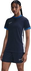 Nike Koszulka damska Nike Dri-Fit Academy 25 SS granatowa FZ9756 410 XL. Bluzki damskie Nike, xl, bez wzorów, bez kołnierzyka, bez ramiączek. Za 80.99 zł.
