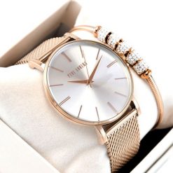 Zestaw damski zegarek Paul Lorens JULIE rosegold + bransoletka. Zegarki damskie Paul Lorens. Za 279.00 zł.