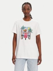 Liu Jo T-Shirt WA5260 JS003 Biały Regular Fit. Białe t-shirty damskie Liu Jo, l, bez wzorów, z bawełny, bez kołnierzyka, bez ramiączek. Za 179.99 zł.