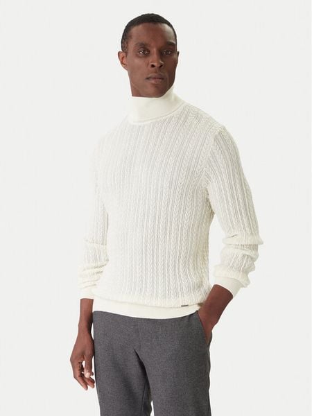 JOOP! Golf Danilor 30047372 Beżowy Modern Fit. Brązowe swetry męskie JOOP!, m, bez wzorów, z syntetyku, bez kołnierzyka, bez ramiączek. Za 919.99 zł.