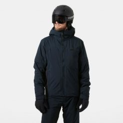 Kurtka narciarska Helly Hansen Courchevel. Niebieskie kurtki sportowe męskie Helly Hansen, na zimę, m, bez wzorów, bez kaptura, narciarskie. Za 1,621.00 zł.