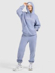 4F Spodnie dresowe joggery damskie - niebieskie S. Niebieskie spodnie dresowe damskie 4F, bez wzorów, z dresówki. Za 149.99 zł.