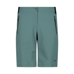 Damskie szorty bermudzkie CMP. Zielone szorty damskie CMP, bez wzorów, sportowe. Za 315.50 zł.