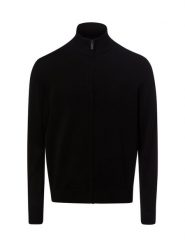Nils Sundström sweter Mężczyźni Bawełna (100%) czarny, L. Czarne swetry męskie Nils Sundström, l, bez wzorów, z bawełny, eleganckie, bez kołnierzyka, bez ramiączek. Za 249.95 zł.