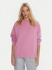 Quiksilver Bluza Essential Crew EQWFT03190 Fioletowy Standard Fit. Fioletowe bluzy damskie Quiksilver, xs, bez wzorów, z bawełny, bez ramiączek, bez kaptura. Za 299.99 zł.