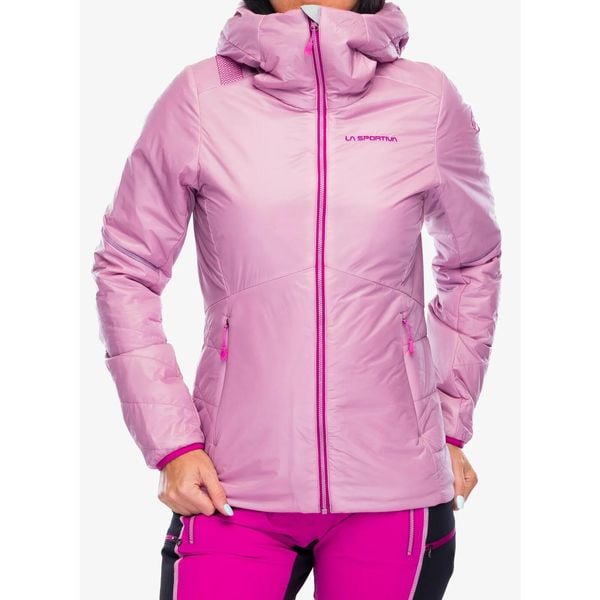 Kurtka ocieplana damska La Sportiva Alpine Guide Primaloft Hoody. Czerwone kurtki sportowe damskie La Sportiva, l, bez wzorów, z puchu, bez ramiączek, bez kaptura, trekkingowe, primaloft. Za 991.99 zł.