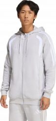 Adidas Bluza męska adidas Tiro 26 League Sweat Full Zip Hoody szara KF3319 L. Szare bluzy męskie Adidas, l, bez wzorów, bez ramiączek, bez kaptura. Za 179.80 zł.