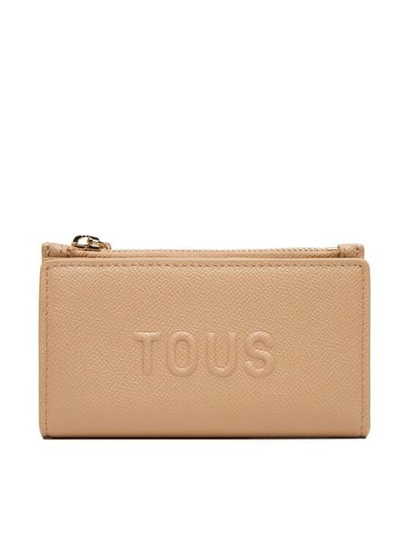 TOUS Portfel Brenda 2002105645 Beżowy. Brązowe portfele damskie tous, ze skóry. Za 399.99 zł.