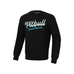 Bluza męska Pitbull Santa Muerte. Czarne bluzy męskie PITBULL, m, bez wzorów, sportowe, bez ramiączek, bez kaptura. W wyprzedaży za 209.00 zł.