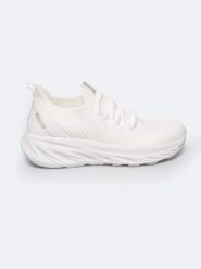 Sneakersy damskie lekkie białe RR274A600 101. Białe obuwie sportowe damskie BIG STAR, bez wzorów, z tkaniny, bez zapięcia. W wyprzedaży za 159.99 zł.