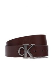 Calvin Klein Pasek Ck Buckle Tumbled 35Mm Adj/Rev LV04D7049G Brązowy. Brązowe paski męskie Calvin Klein, ze skóry. Za 289.99 zł.