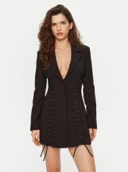Bardot Sukienka koktajlowa Verity 59677DB Czarny Regular Fit. Czarne sukienki damskie Bardot, bez wzorów, z syntetyku, wizytowe, bez kołnierzyka, bez ramiączek. Za 479.99 zł.