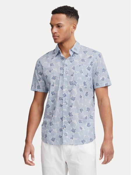 Blend Koszula 20717064 Niebieski Regular Fit. Niebieskie koszule męskie Blend, m, bez wzorów, z bawełny, bez kołnierzyka, bez ramiączek. Za 89.99 zł.