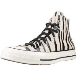 Buty CONVERSE GLOW-IN-THE-DARK ZEBRA PRIN Nadruk zwierzęcy. Obuwie sportowe damskie Converse, bez wzorów, bez zapięcia. Za 409.80 zł.