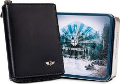 Peterson Skórzany męski portfel Peterson PTN 340-P NoSize. Portfele męskie Peterson, bez wzorów. Za 185.42 zł.
