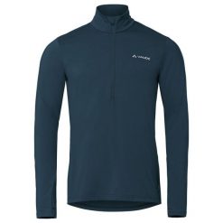 Polar VAUDE Livigno II. Niebieskie bluzy sportowe męskie Vaude, m, bez wzorów, z polaru, bez kaptura. Za 295.10 zł.