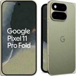 Smartfon Pixel 11 Pro Fold - 512 Olive (GA10948-US). Zielone smartfony Google. Za 10,022.95 zł.