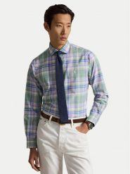 Polo Ralph Lauren Koszula 710B16789003 Zielony jasny Modern Fit. Zielone koszule męskie Polo Ralph Lauren, m, bez wzorów, z bawełny, bez kołnierzyka, bez ramiączek. Za 653.99 zł.