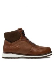 Tommy Hilfiger Trzewiki Corporate Warm Outdoor Lth Boot FM0FM05148 Brązowy. Brązowe botki męskie Tommy Hilfiger, bez wzorów, ze skóry, bez obcasa, bez zapięcia. Za 399.99 zł.