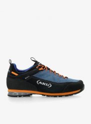 Buty trekkingowe męskie AKU Link GTX. Niebieskie trekkingi męskie Aku, z gore-texu, przed kostkę, bez zapięcia. Za 775.49 zł.