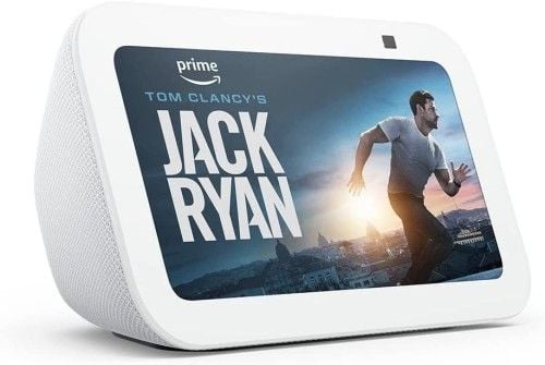 Amazon Echo Show 5 Glacier White (2023). Białe głośniki przenośne Amazon. Za 490.99 zł.