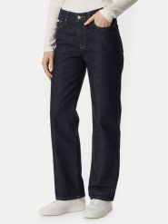 Calvin Klein Jeans Jeansy LV047H935G Niebieski Straight Fit. Niebieskie jeansy damskie Calvin Klein Jeans, bez wzorów, z bawełny. Za 449.99 zł.
