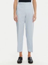 Tommy Hilfiger Chinosy WW0WW40504 Błękitny Straight Fit. Niebieskie spodnie materiałowe damskie Tommy Hilfiger, bez wzorów, z bawełny. Za 309.99 zł.