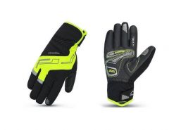 Rękawiczki rowerowe męskie Prox Performance Gel Pro. Czarne rękawiczki męskie PROX, na zimę, z aplikacjami, z materiału. Za 114.99 zł.